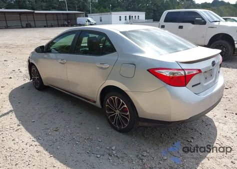 2016 Toyota Corolla S Plus из США, поврежденный, VIN 5YFBURHE9GP397547